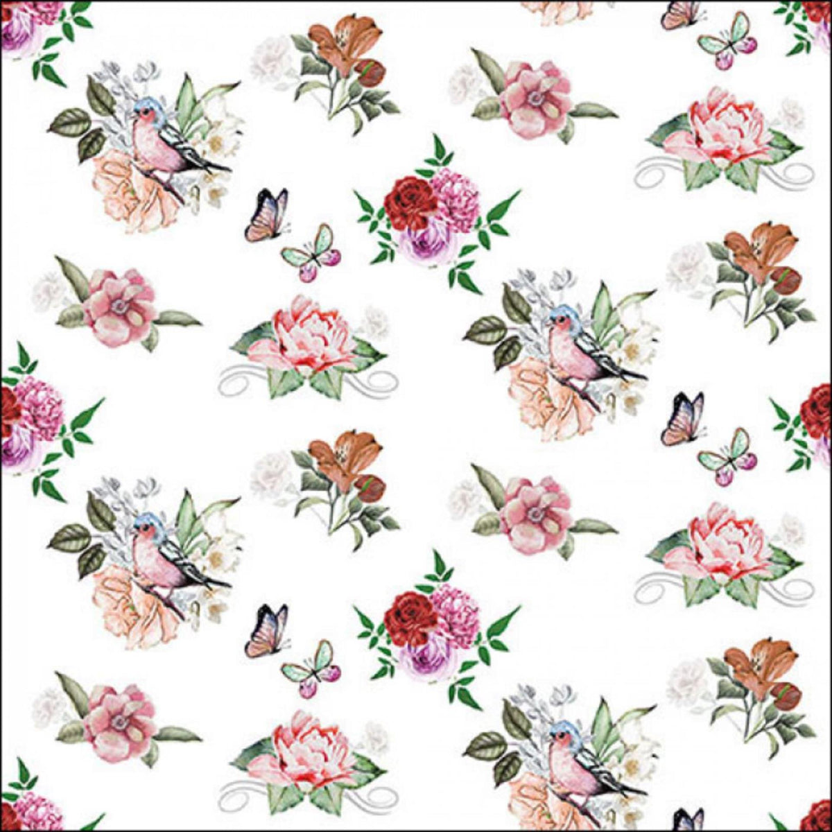 Ambiente serviettes charlotte blanc 33cm