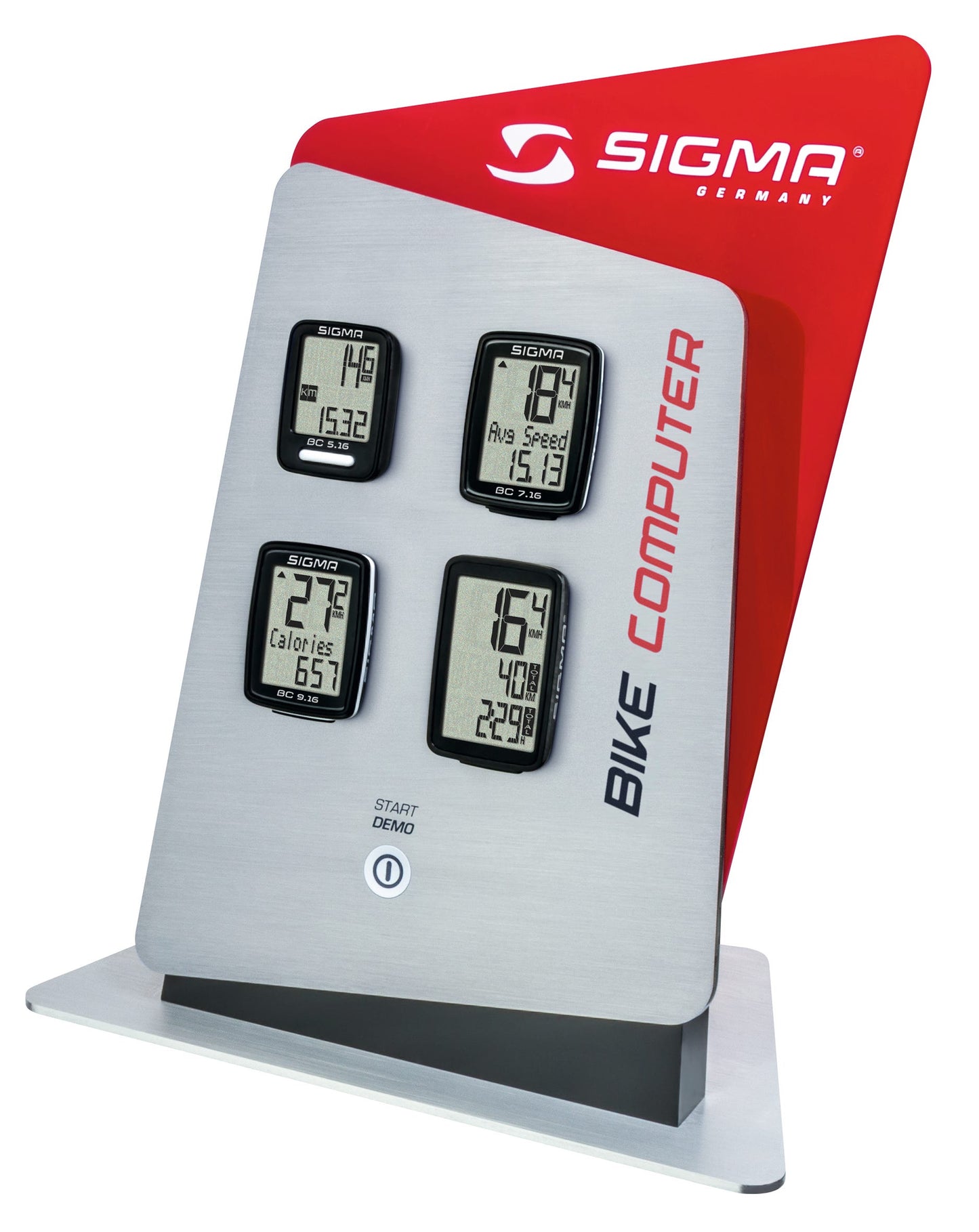 Sigma display promo boîte de démonstration topline 2016 avec pure 1 bc 5.16 bc 7.16 bc 9.16