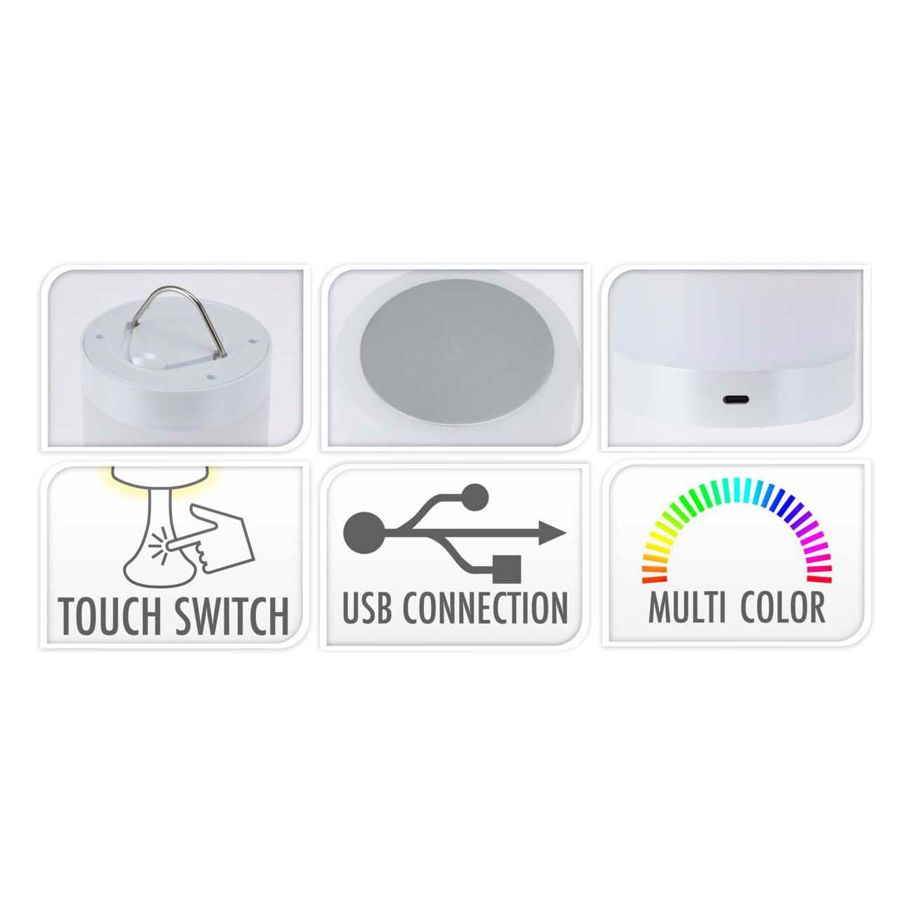 Lampe tactile rechargeable