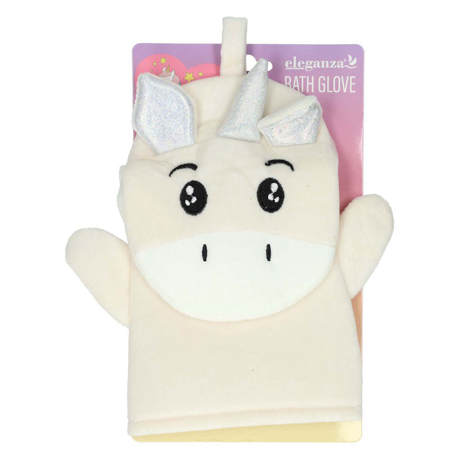 Gant de toilette licorne