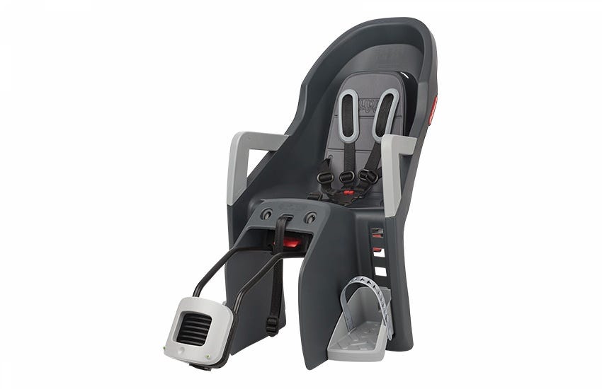 Cadre Guppy de siège arrière Polisport Bev. gris foncé