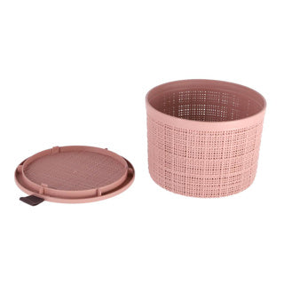 Panier de rangement de jute de curver autour de 2L Rose Dawn