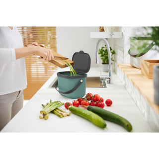 Rotho Rotho Albula Bio Waste Bin 3,2L Green