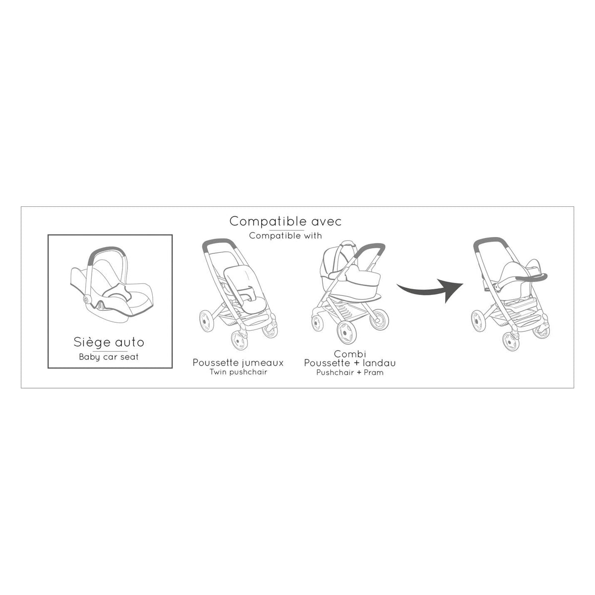 Smoby - Maxi -Cosi Sage 3in1