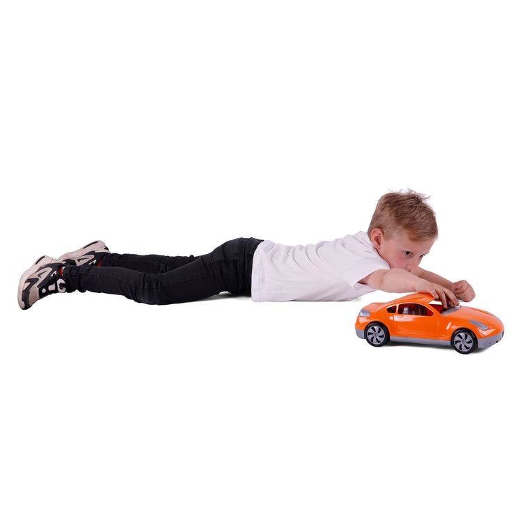 Cavallino Toys Cavallino Racauto Oranje, 36cm