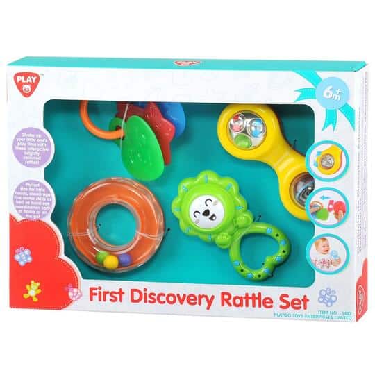 4 jouets pour bébés en cadeaux