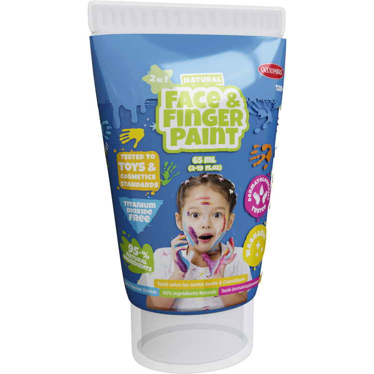 BOI NATURAL FACE FINGINGPAINT TUBE Bleu, 65 ml
