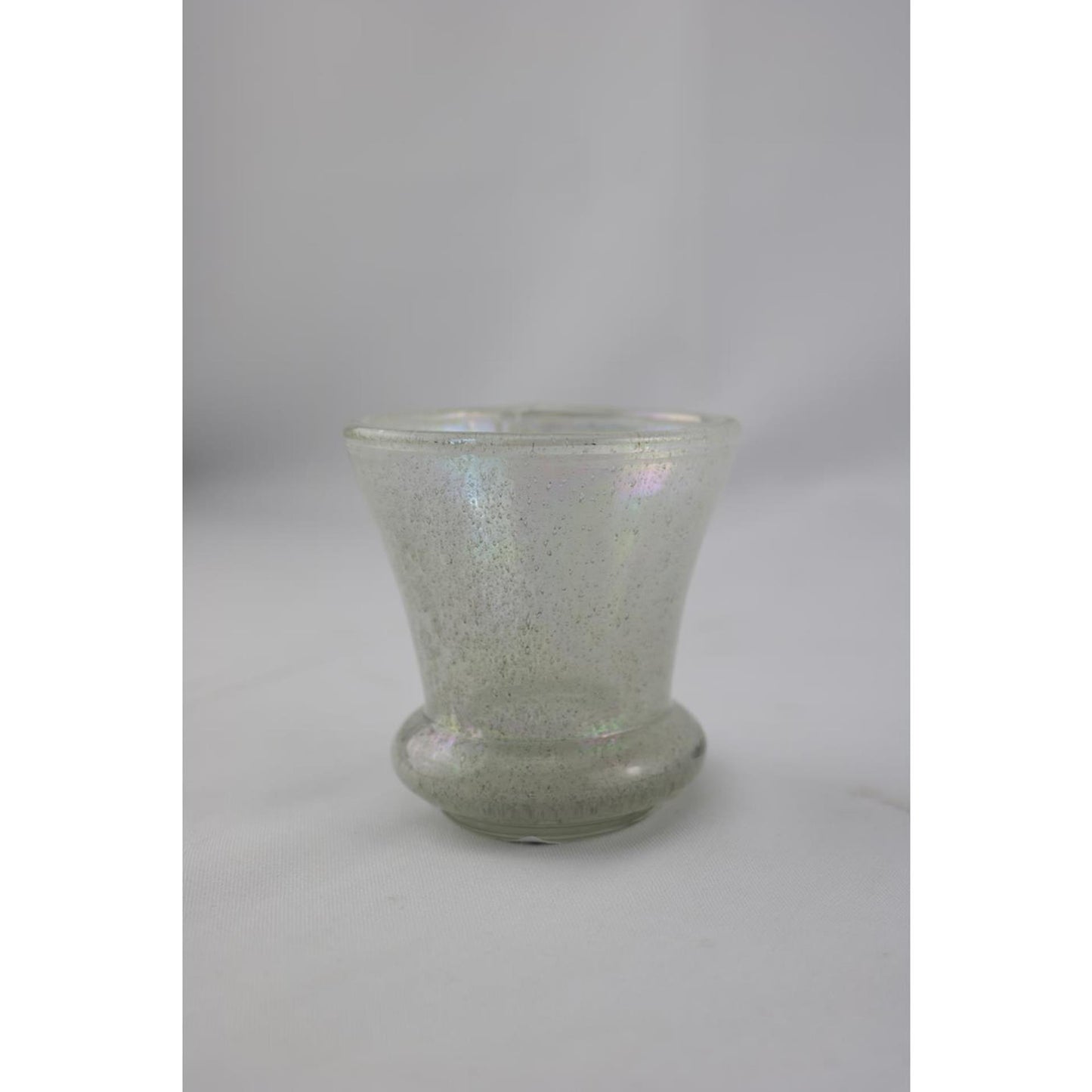 Photophore ambiance manoir verre 8x8x8cm