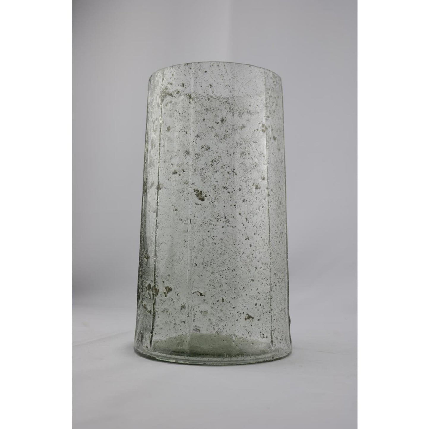 Vase ambiance Mansion verre bulle 16x16x27cm