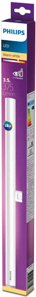 Philips LED fluorescente mate - 60 W - S14D - lumière blanc chaud