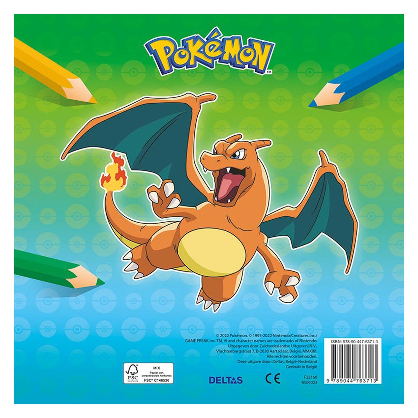 Deltas pokemon couleur amusant livre de coloriage