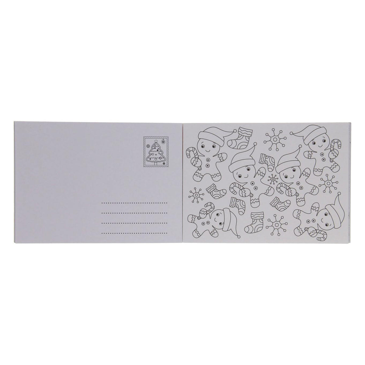 Cartes de Noël de coloration, 20e.
