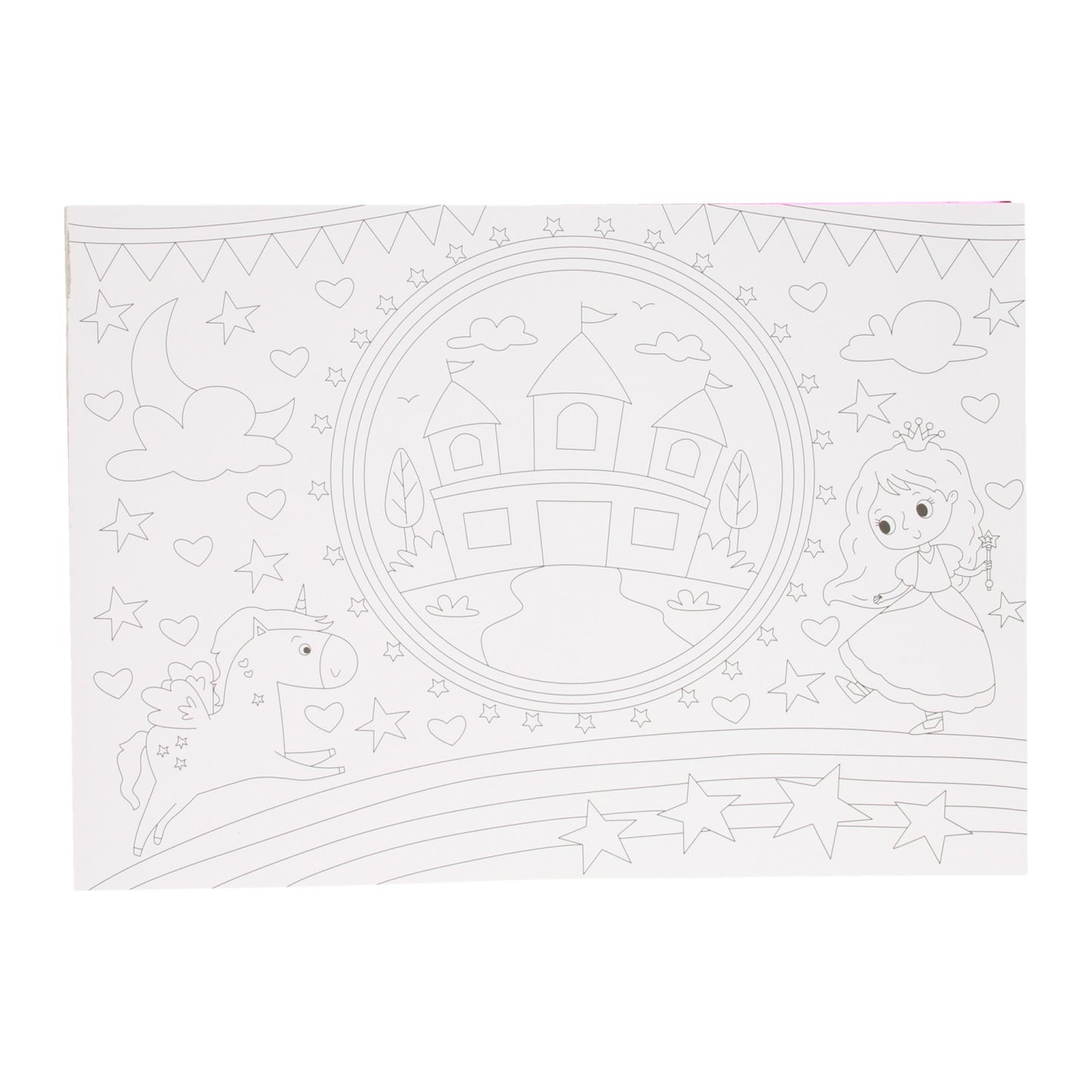 Livre de coloriage de placemat - Unicorn