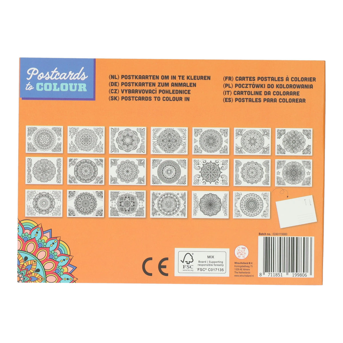 Ganne les couleurs des cartes postales hollandaises, 20e