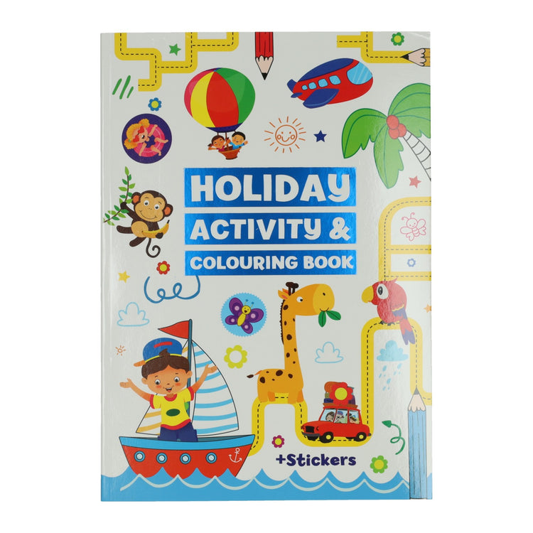 Gagne le livre des activités des couleurs de vacances hollandaises avec des autocollants
