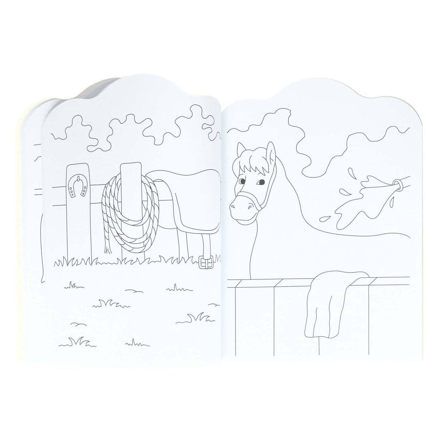 Wins Holland – livre de coloriage pour enfants, poneys et chevaux, 96 pages