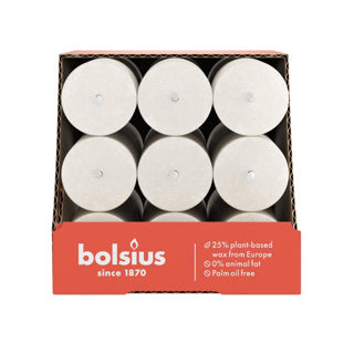 Bolsius bolsius dîner bougie rustique sableux gris
