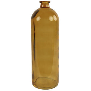 Bouteille de vase country erik l caramel 40 cm
