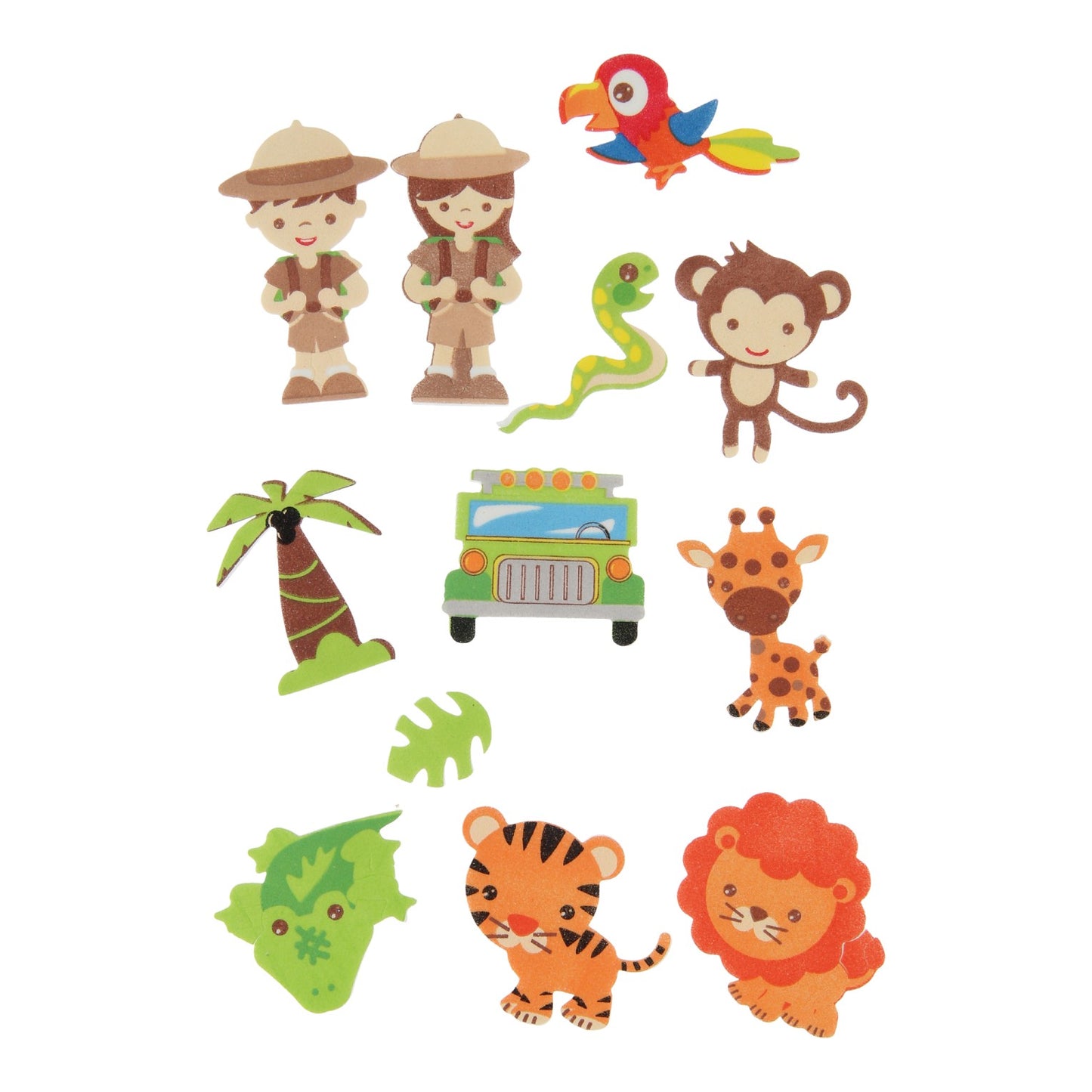 Creative Craft Group Foamstickers Jungle