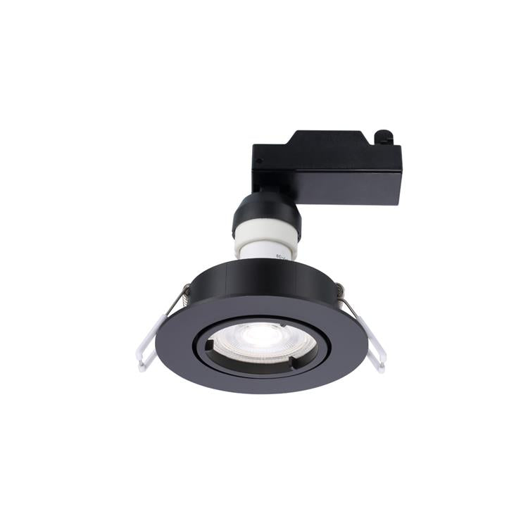Sylvania Circle Built -in Spot LED GU10 345 LM IP20 Black