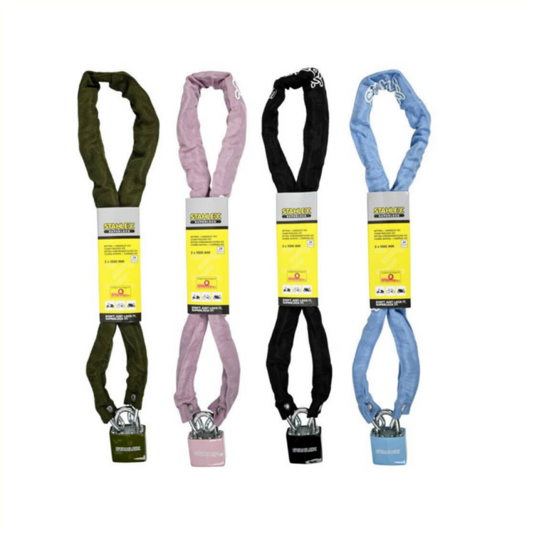 chaîne avec cadenas 5x1000 Couleur d'assorti