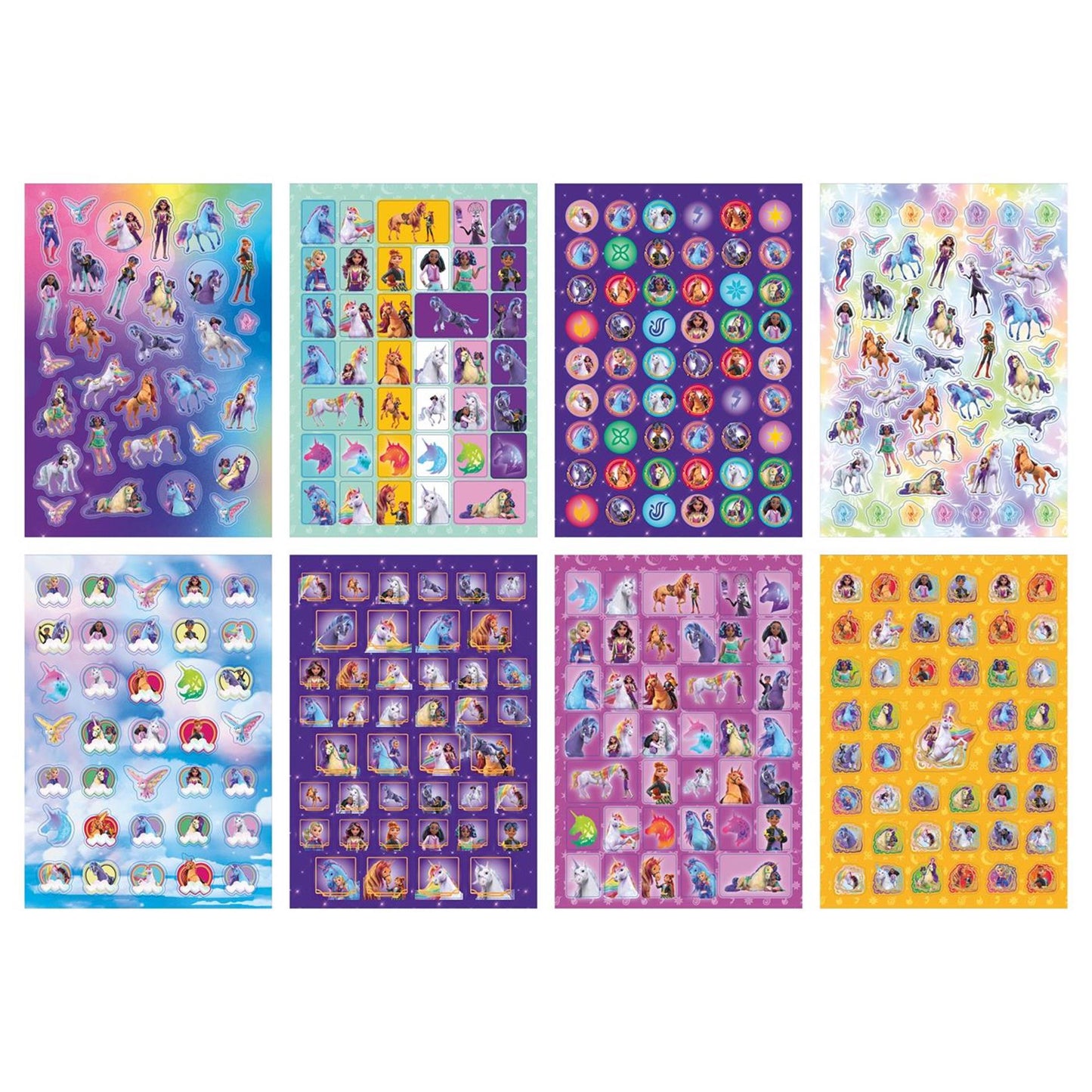 Livre d'autocollants à paillettes licorne Moxy a5