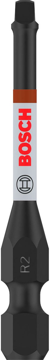 Bosch accessoires pro robertson embout de tournevis à percussion | r2 | 55 mm | 5 pièces - 2608522553