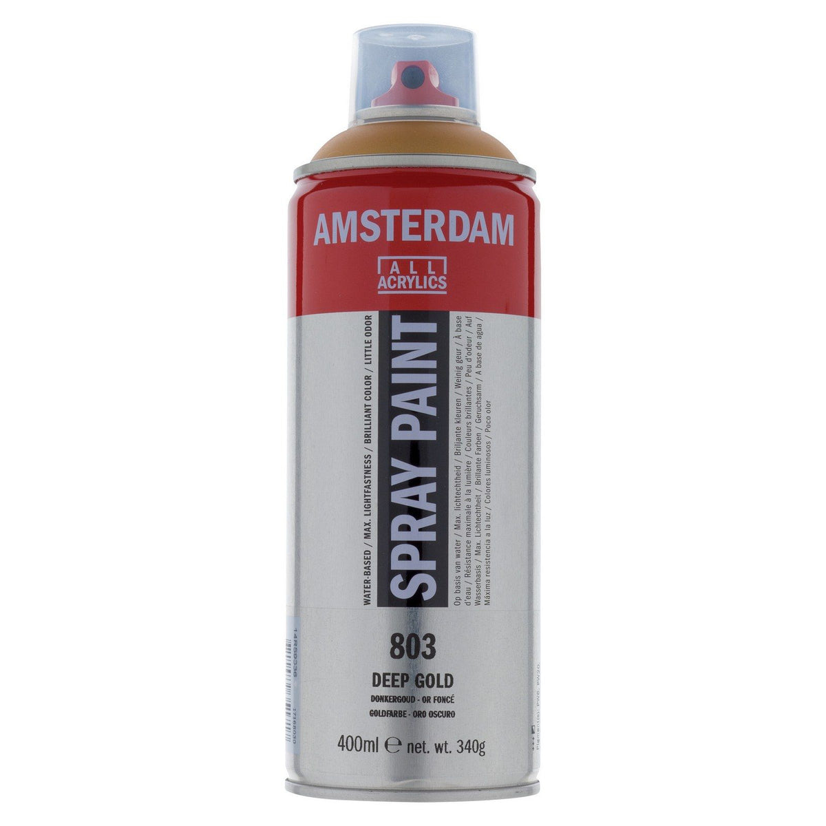 Amsterdam tous acryliques amsterdam • peinture en aérosol or foncé 803 400ml