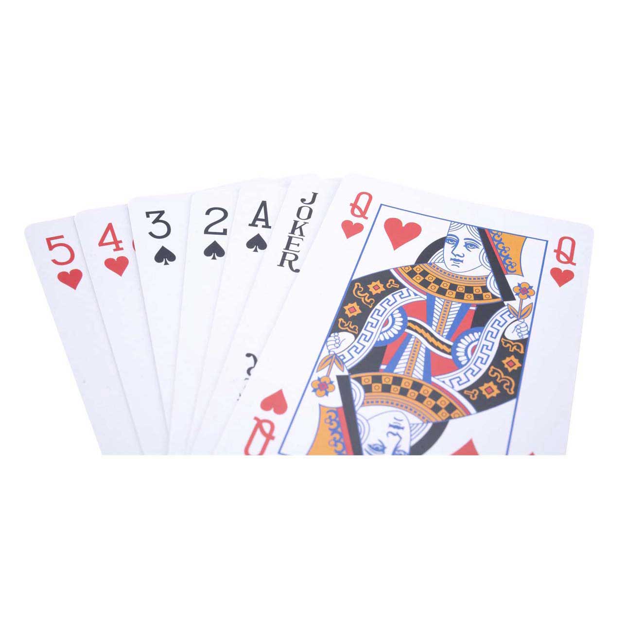 Cartes à jouer long champ plastisé