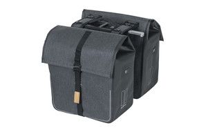 Basil Urban Dry double MIK sacoche vélo - 50L - gris mêlé - étanche