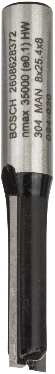 Fraise en bout Bosch - 8 mm, d1 8 mm, l 25,4 mm, g 56 mm