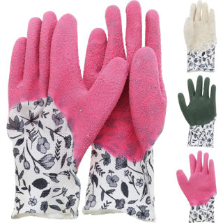 Gants de jardin imprimer 3 couleurs d'assorti