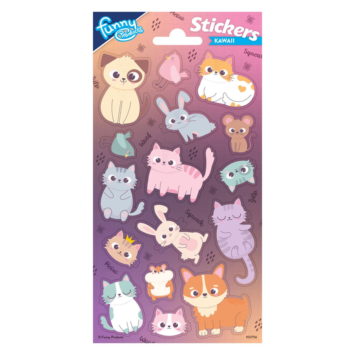 TOTUM Stickervel Animaux Kawaii