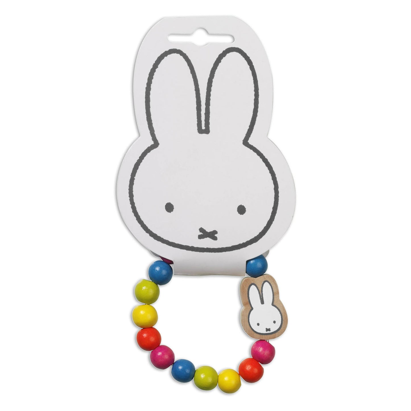 Bambolino Toys Bracelet à perles en bois Miffy
