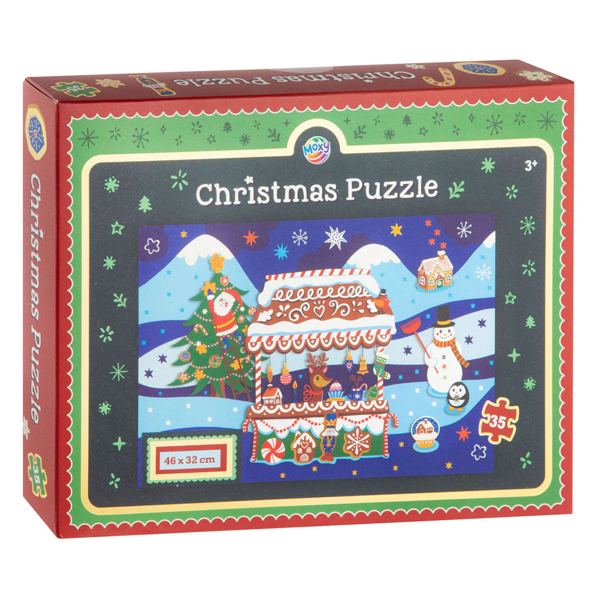 Puzzle de groupe artisanal créatif Noël 46x32cm - 35 pcs.