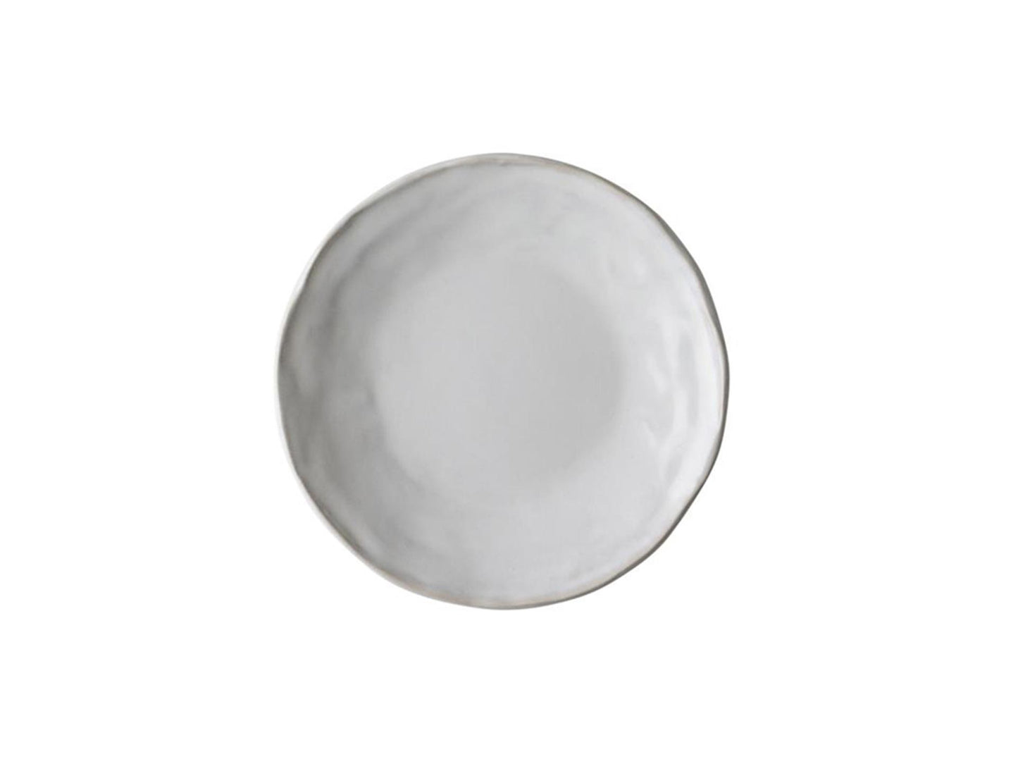 Assiette bio rose hollandaise 17cm blanche 4 pcs