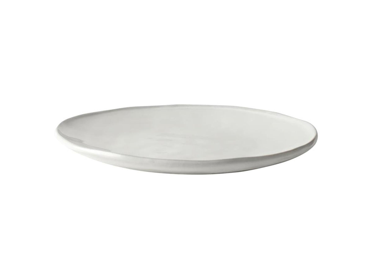 Assiette bio rose hollandaise 26,5cm blanche 4 pcs
