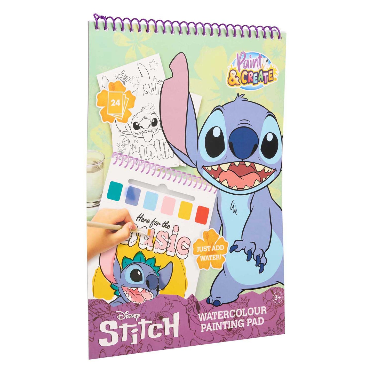 Disney Stitch Aquareur Color Book