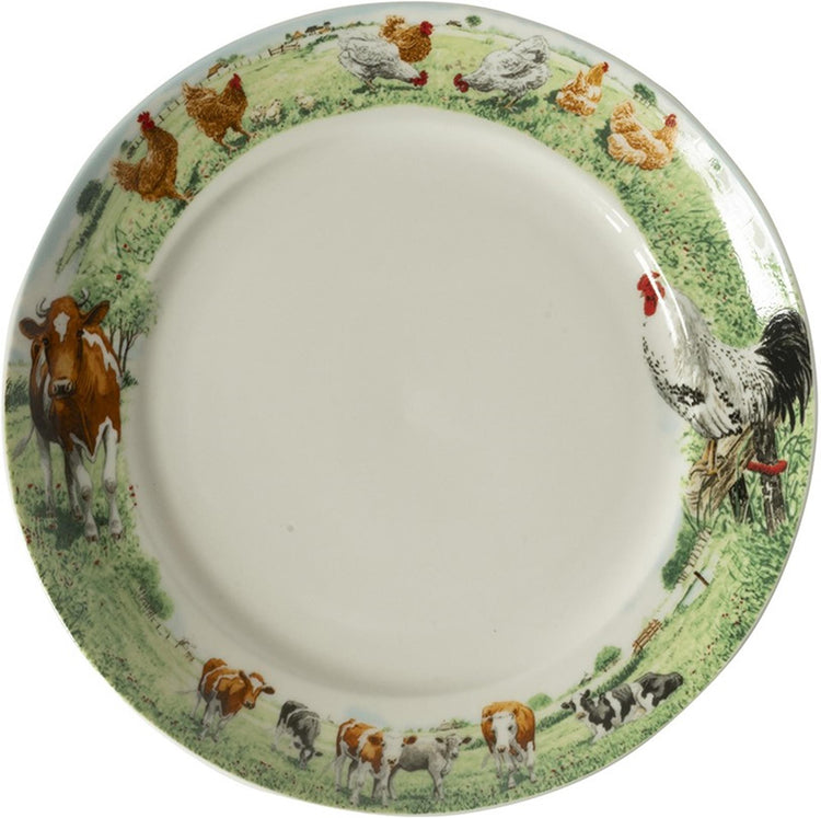 Wiebe van der Zee Assiette de ferme Wiebe poulet vache ø21cm 6 pcs