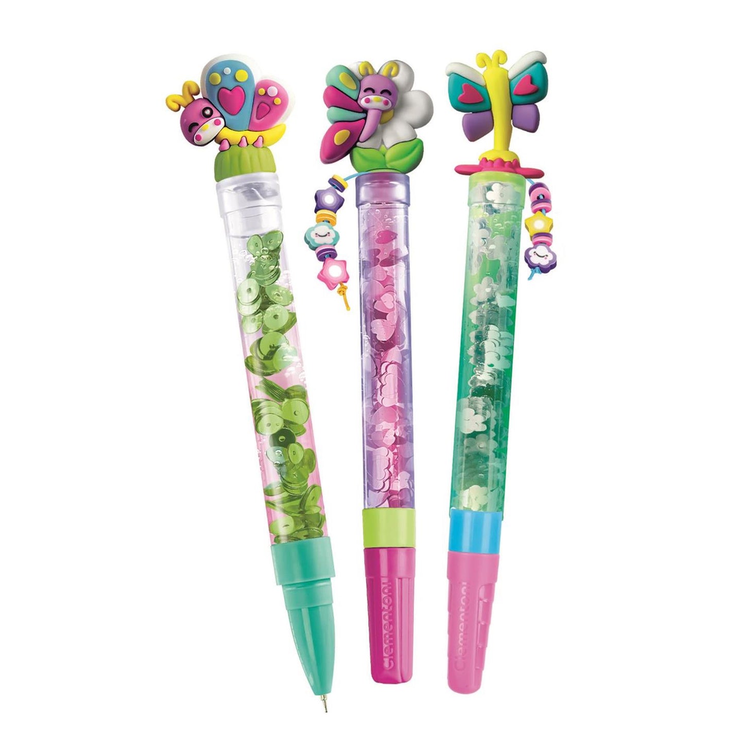 Idée Clementoni fabriquez vos propres stylos - de merveilleux papillons
