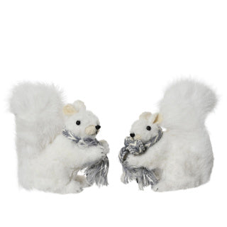 Kaemingk écureuil polyester 2assl.13cm x l.7cm x h.15cm | 2 pièces