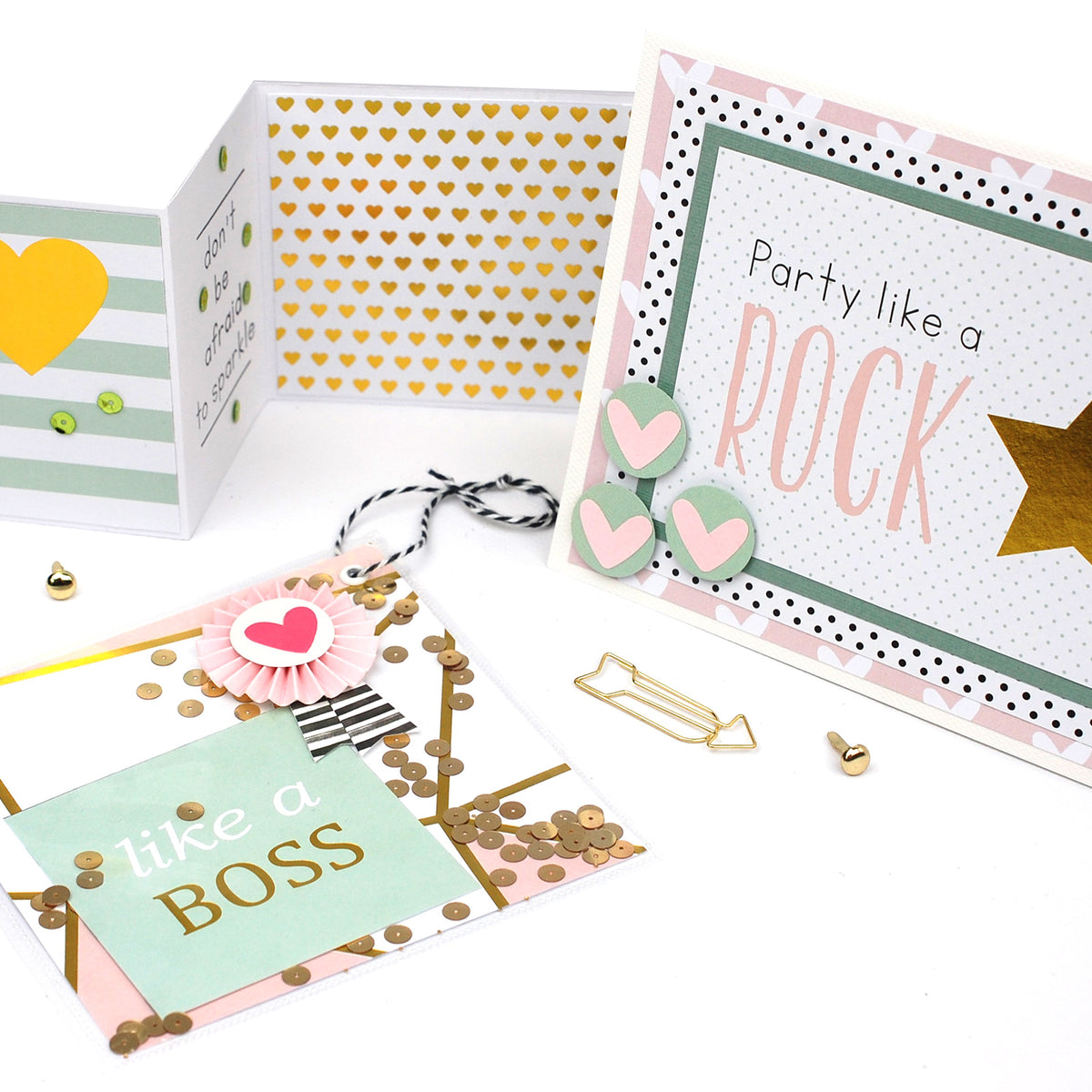 Vaessen creative • love it bloc de papier 30,5x30,5cm recto-verso