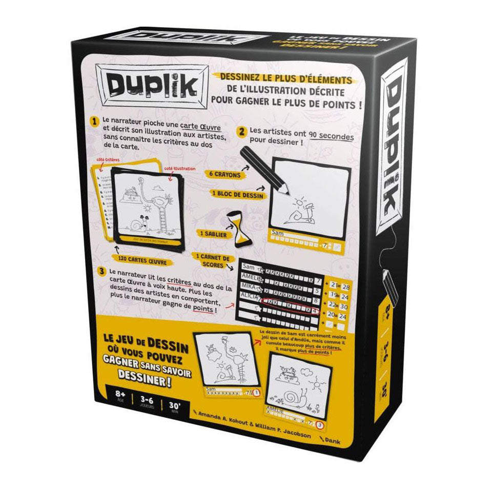 Asmodee duplik et jeu de société