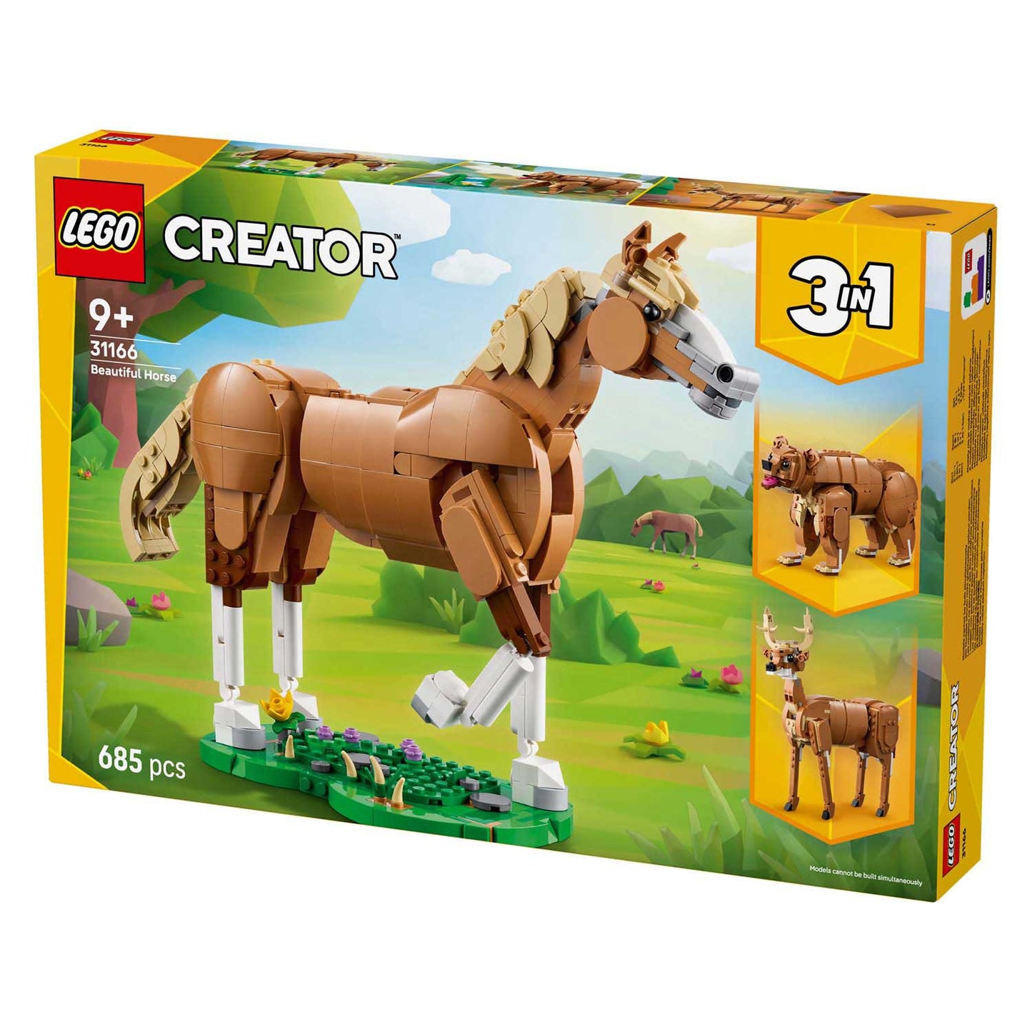 Créateur LEGO 31166 Beau cheval