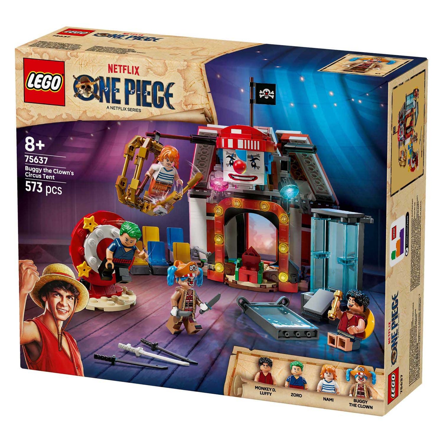 LEGO 75637 Tente de cirque en une pièce de Buggy de Clown