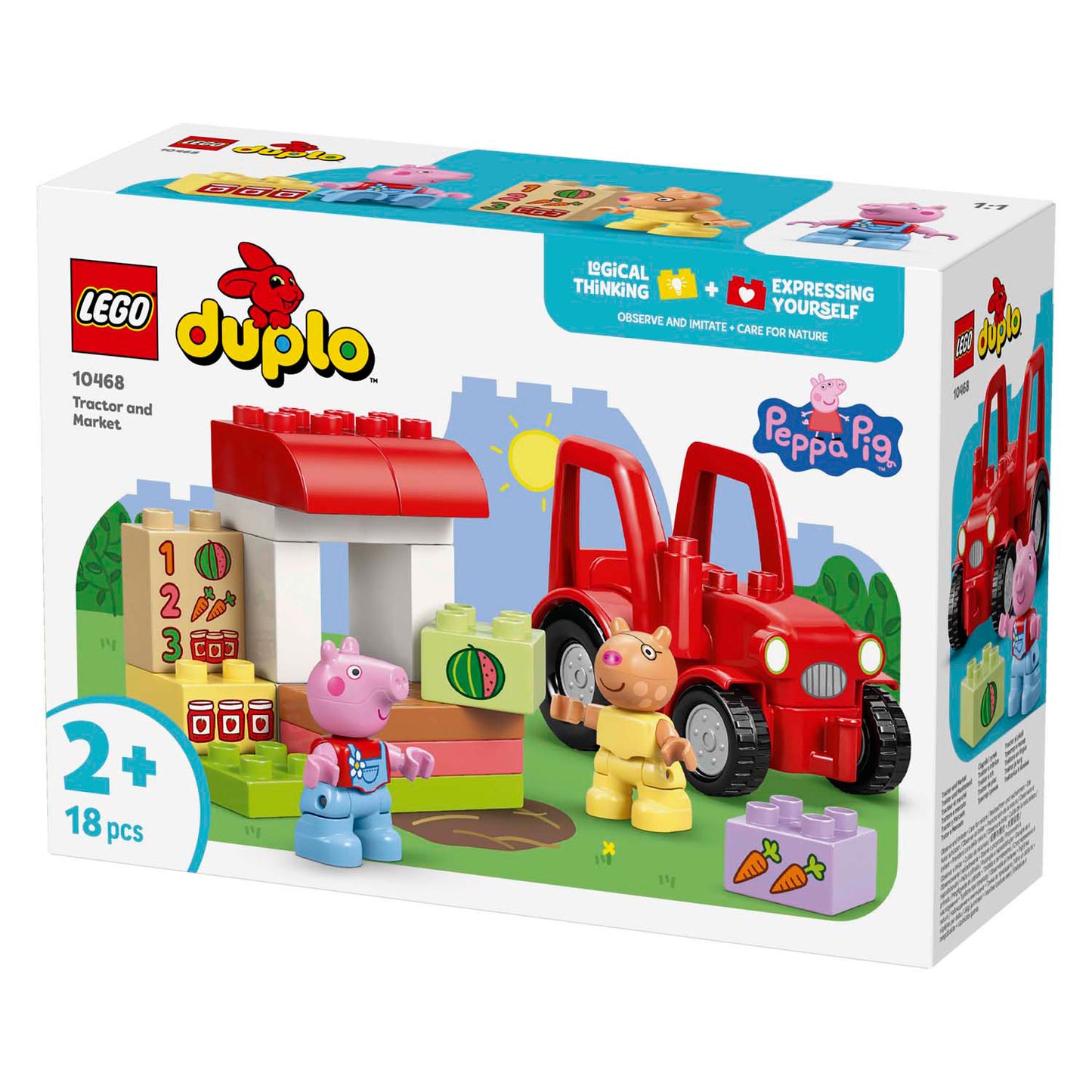 Lego Duplo 10468 tracteur et étal de marché