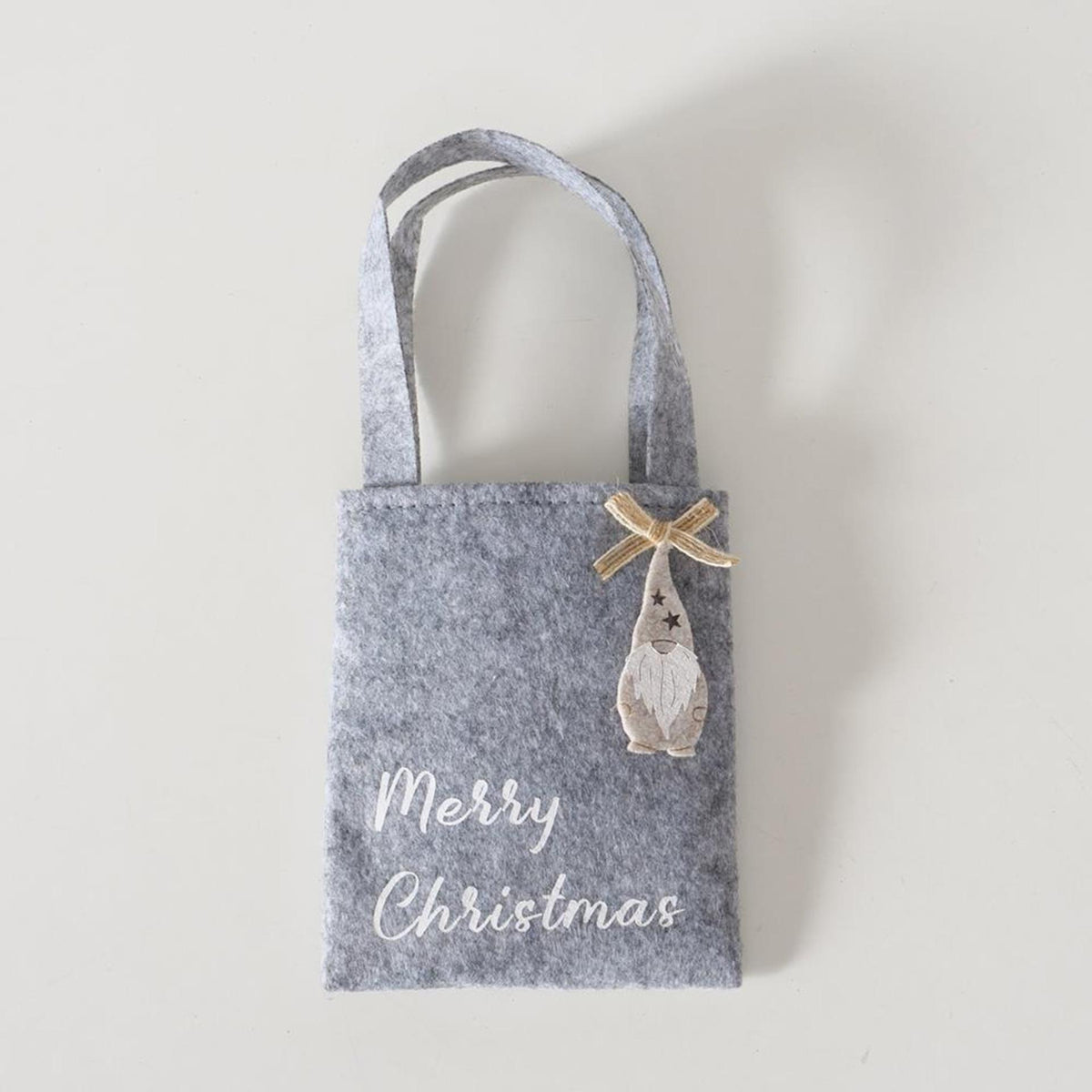 Boltze home sac cadeau mini feutre Père Noël h25cm