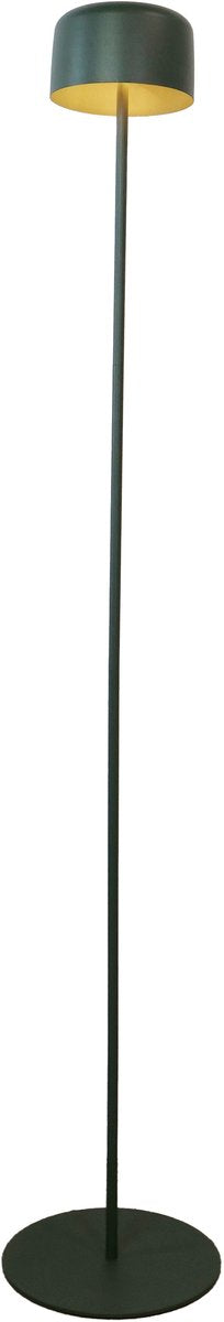 Lampe sur pied Eglo roccanova-l - rechargeable (jusqu'à 22 heures de lumière) - solaire - 120 cm - vert - sans fil - dimmable - intérieur et extérieur