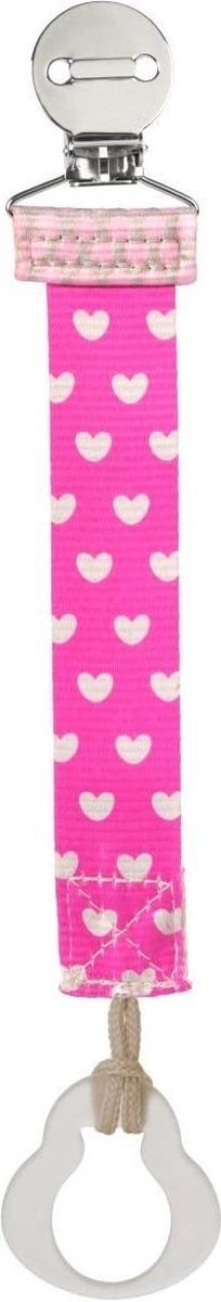 Chicco chaîne de tétine filles 14,6 cm polyester rose