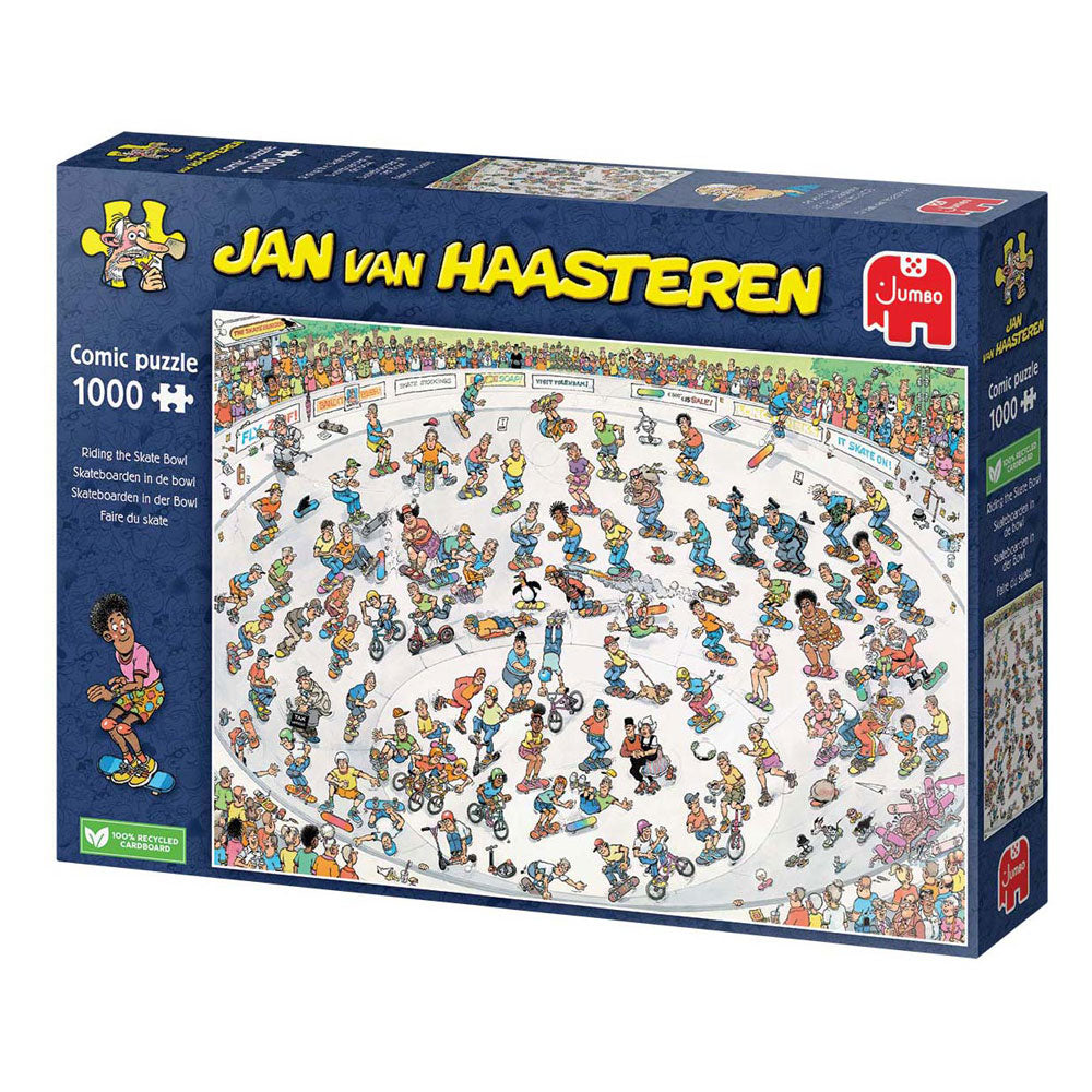 Jan van Haasteren Puzzle Puzzle Skateboard dans le bol, 1000st.